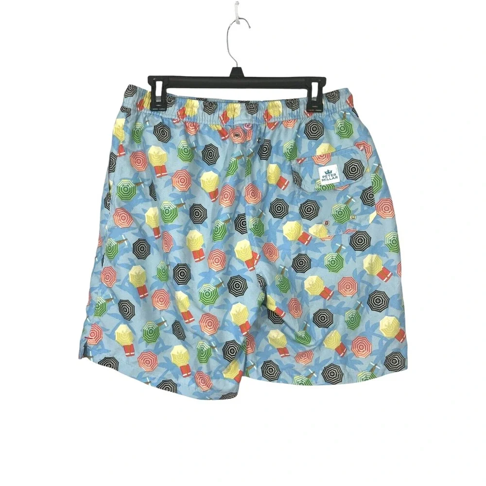 Peter Millar Men's Swim Trunks Lined L 31